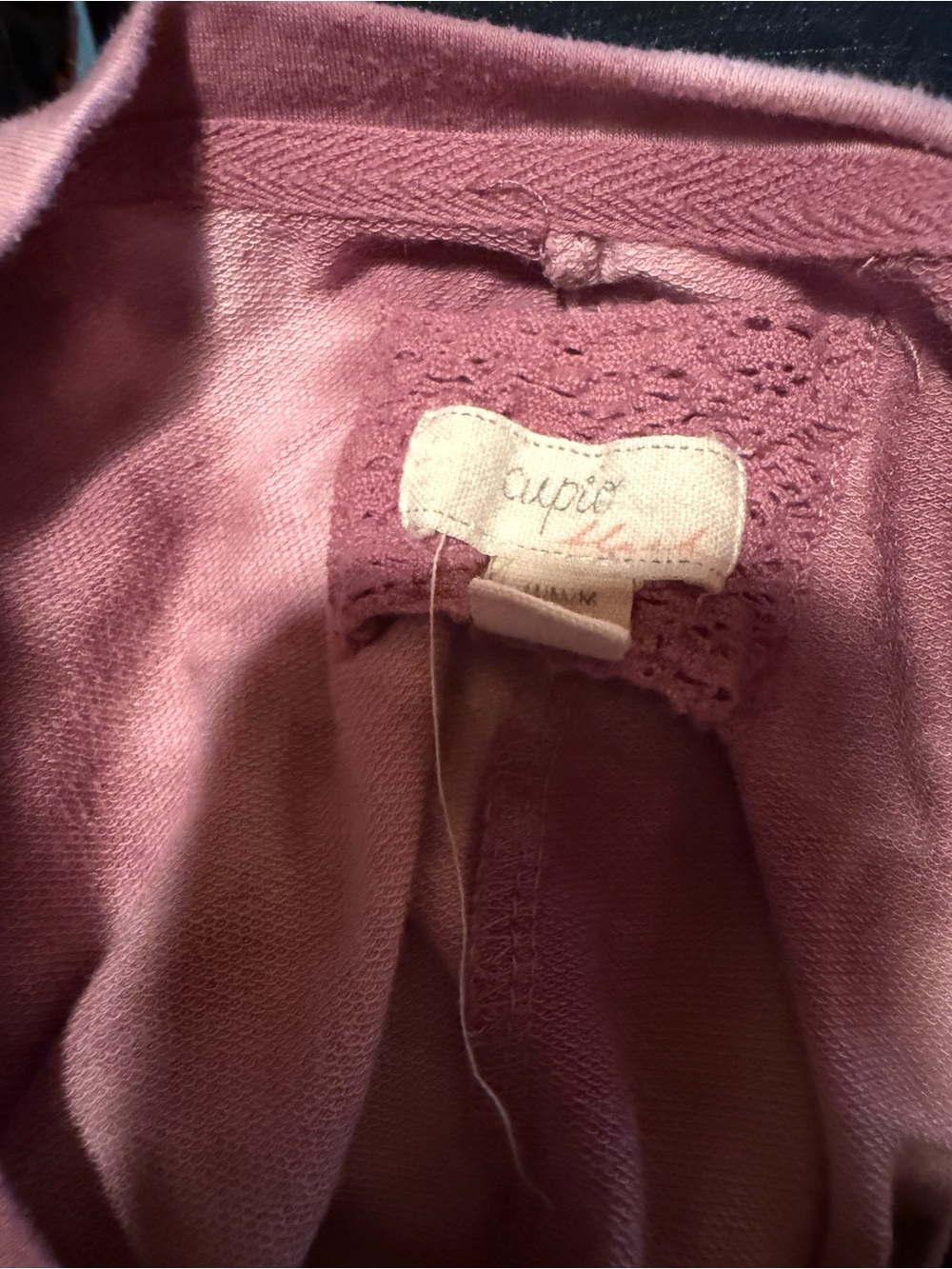 Cupio Mauve Knit Women's Top